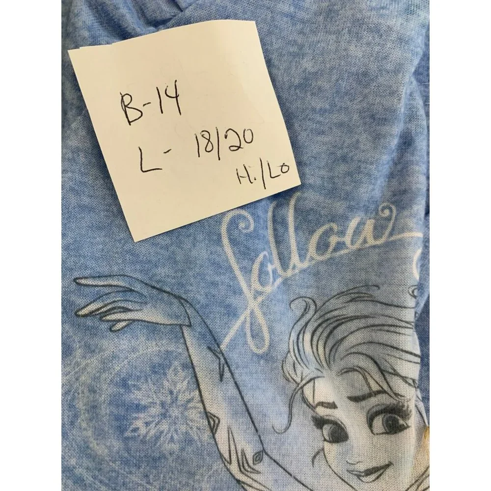 Disney Frozen Elsa Long Sleeve‎ Pajama Top